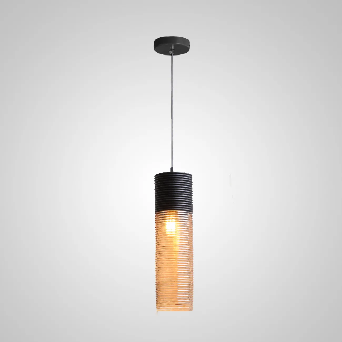 Подвесной светильник RENORD D16 black amber от ImperiumLoft
