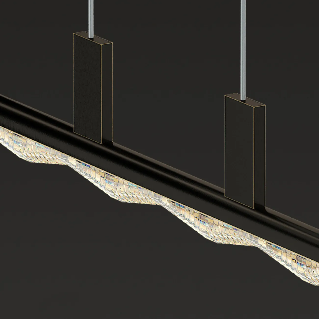 Подвесной светильник CARIA LONG L140,5 Black от ImperiumLoft