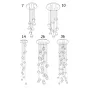 Люстра Bocci 14 Round Chandelier Led Crystal Glass