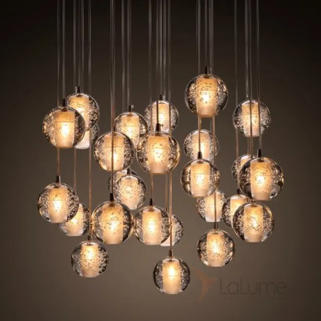 Люстра Bocci 14 Round Chandelier Led Crystal Glass