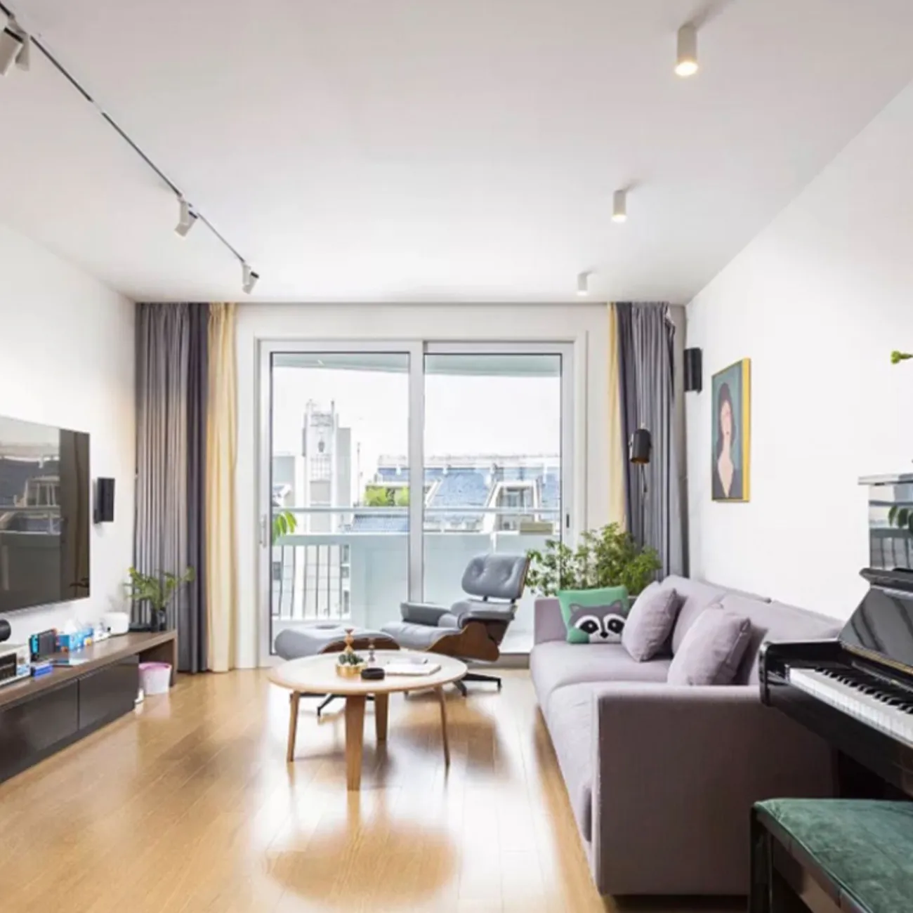 Накладной светодиодный светильник с плафоном цилиндрической формы с матовым цветофильтром CHANGE White 4000К