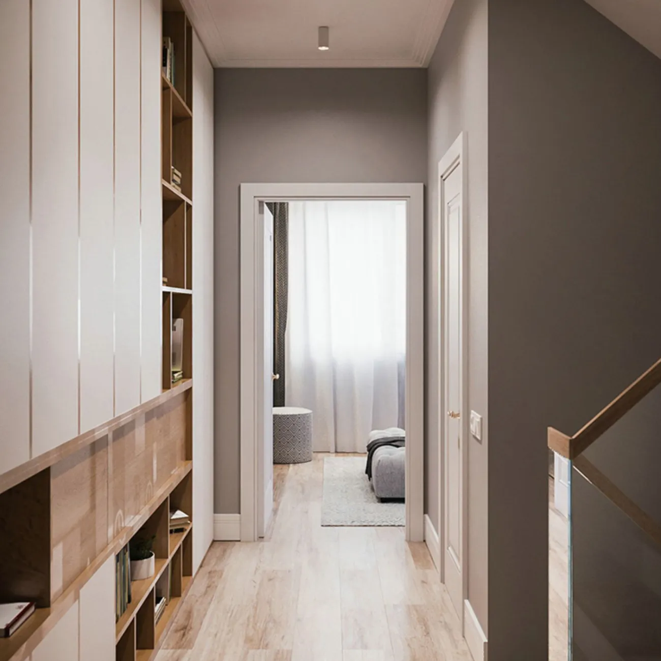 Накладной светодиодный светильник с плафоном цилиндрической формы с матовым цветофильтром CHANGE White 4000К