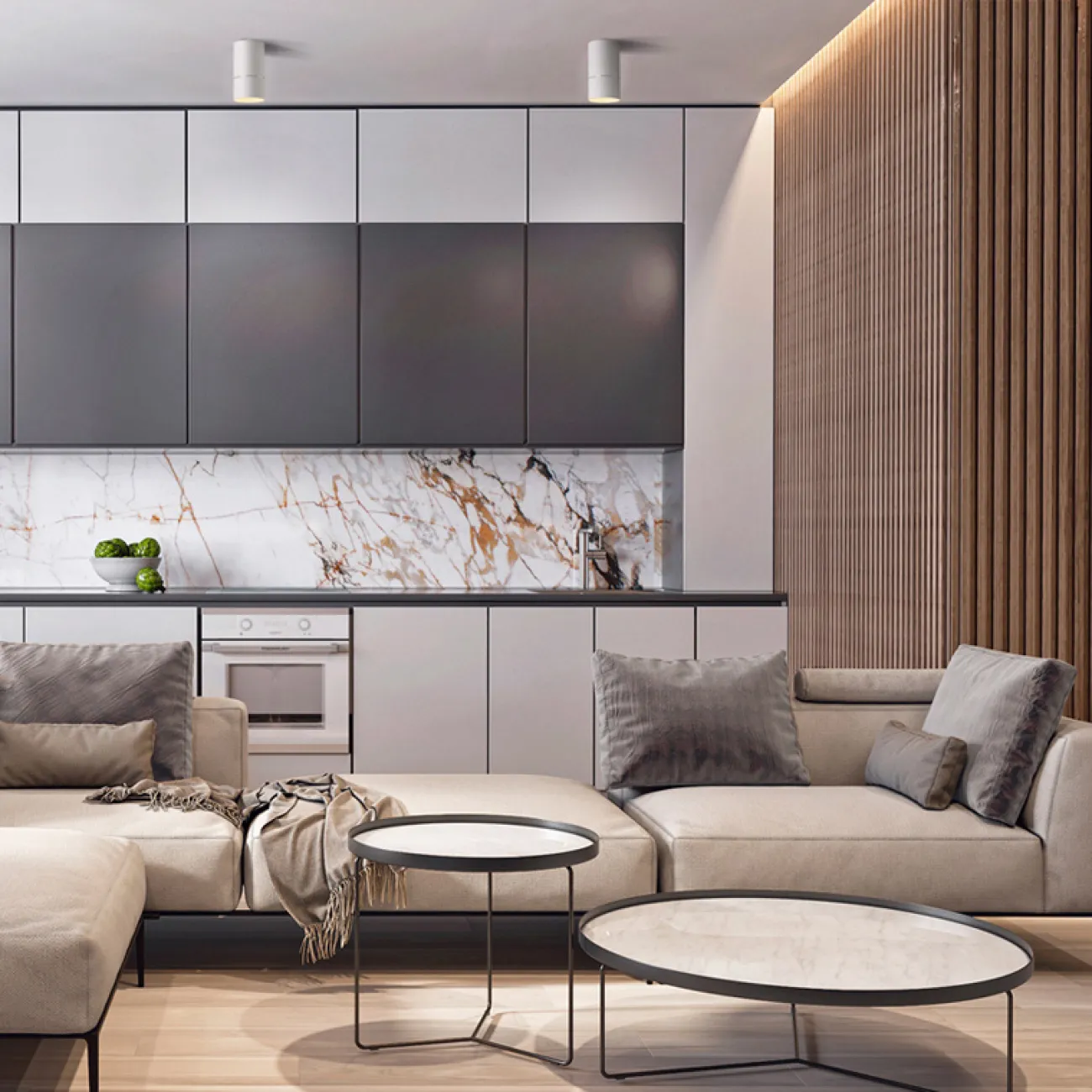 Накладной светодиодный светильник с плафоном цилиндрической формы с матовым цветофильтром CHANGE White 4000К