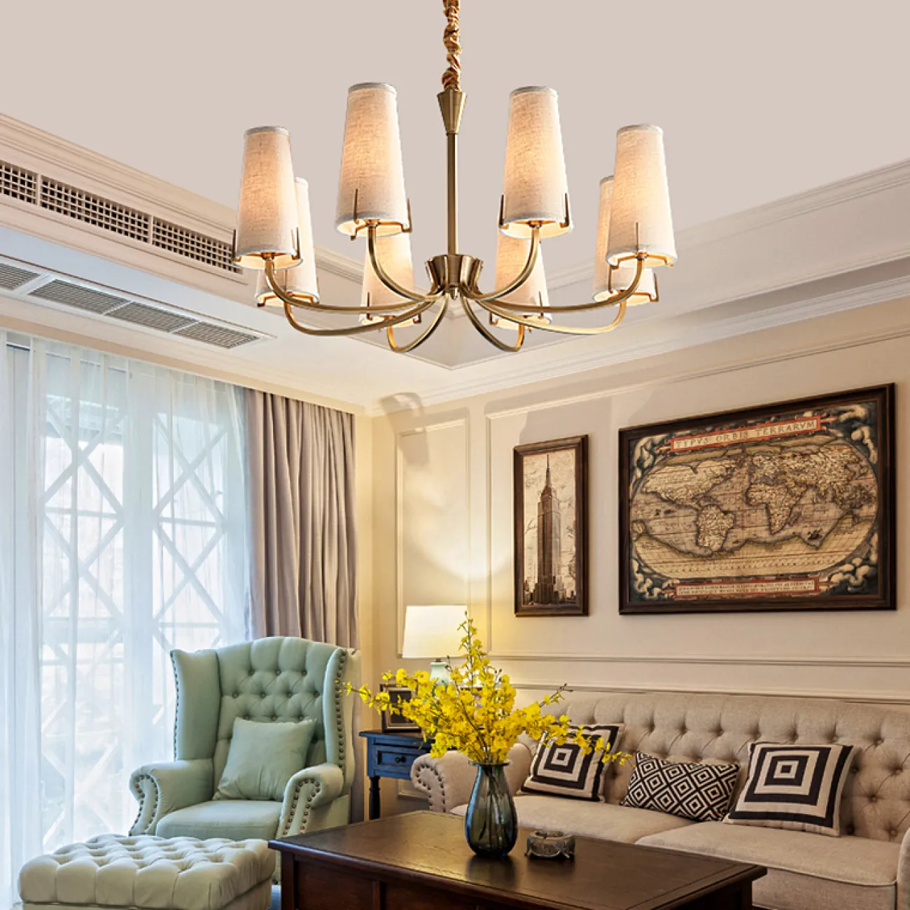 Подвесная люстра PROVA D80 Lactic от ImperiumLoft