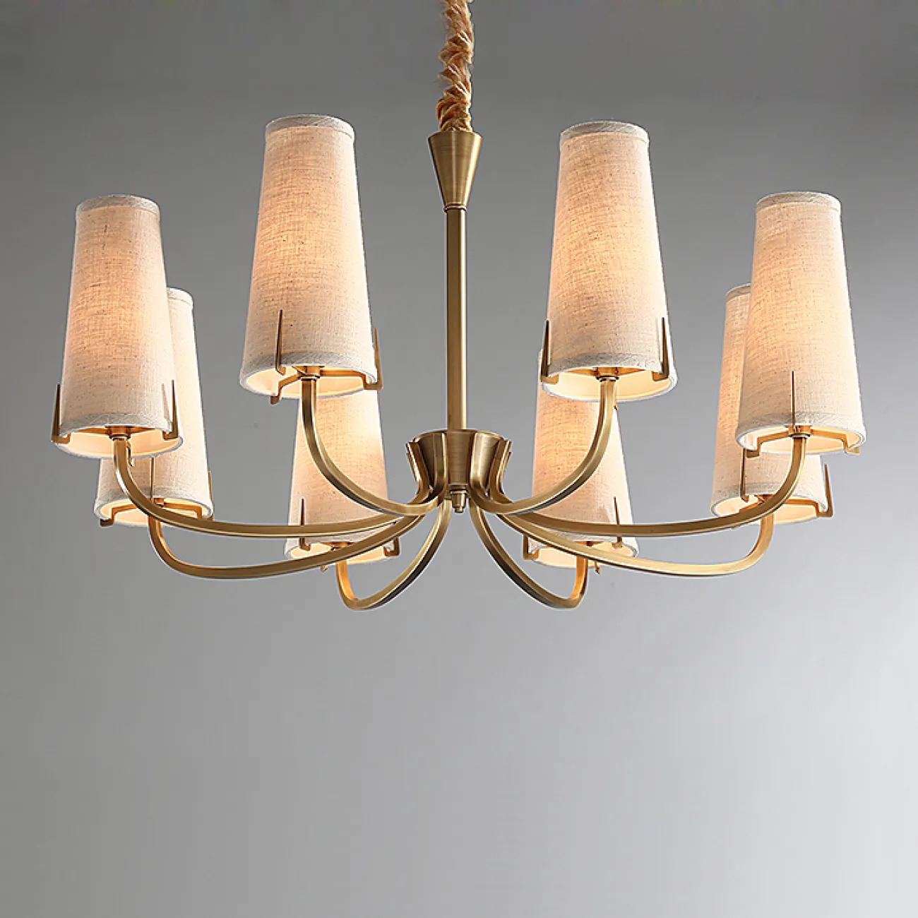 Подвесная люстра PROVA D80 Gray от ImperiumLoft