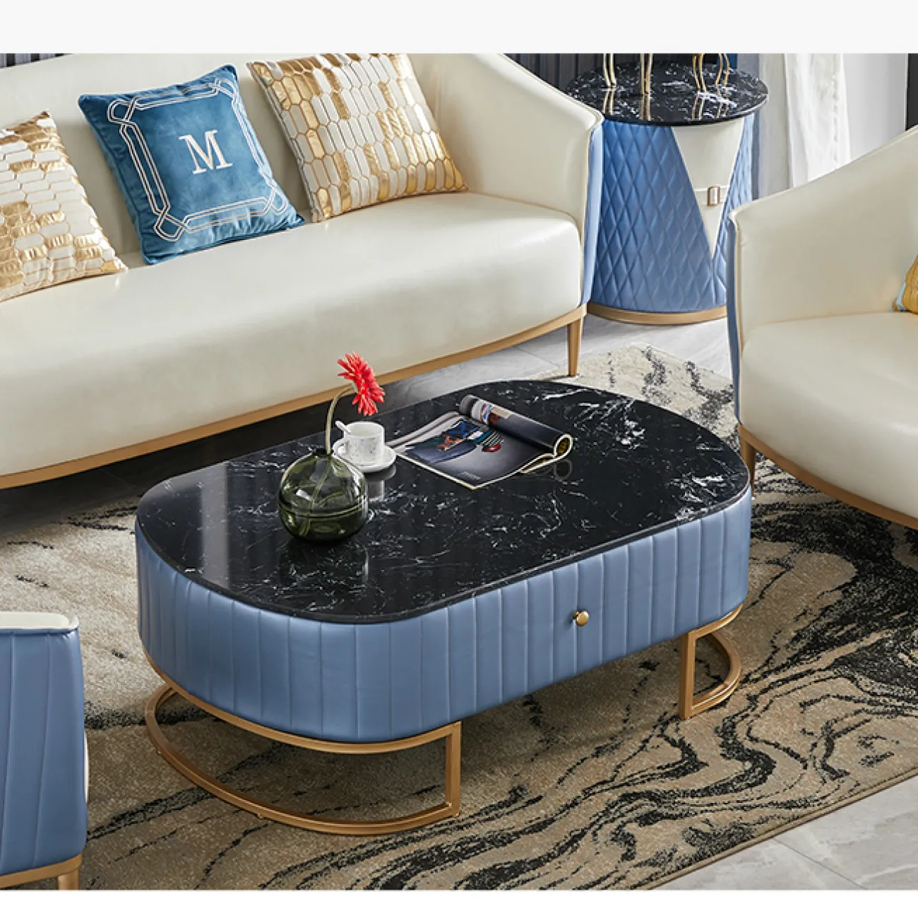 Дизайнерский диван LaLume-DV00107 Дизайнерский диван LaLume-DV00107