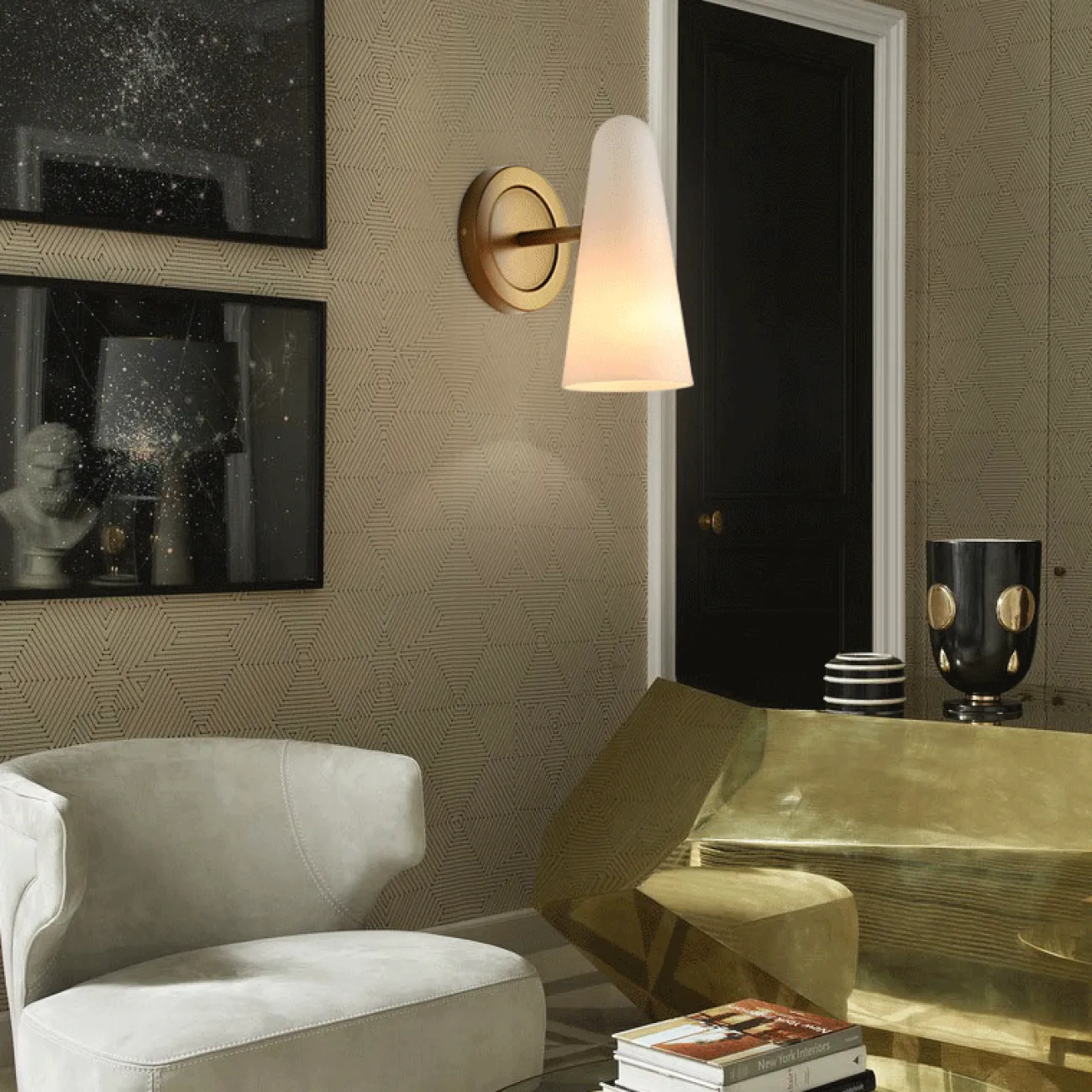 Бра MONTFAUCON SINGLE SCONCE от ImperiumLoft