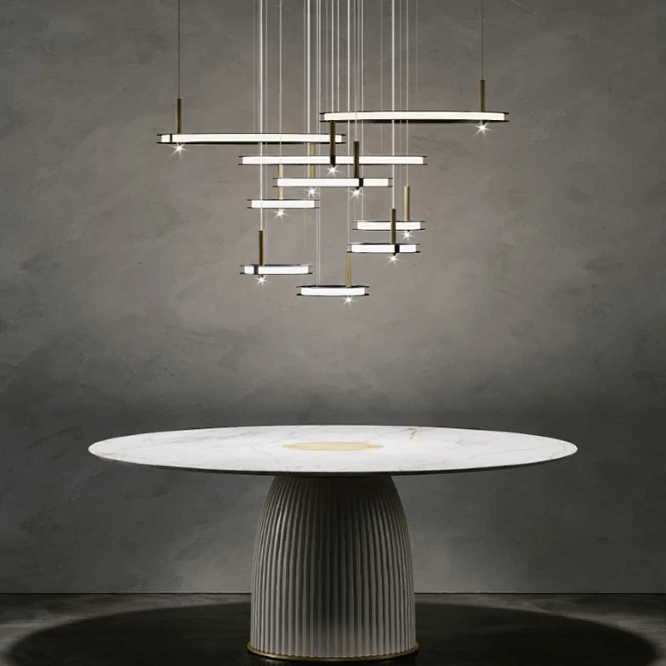 Подвесная люстра GEDEON D40+60+60+60+80+80+80 от ImperiumLoft Подвесная люстра GEDEON D40+60+60+60+80+80+80 от ImperiumLoft