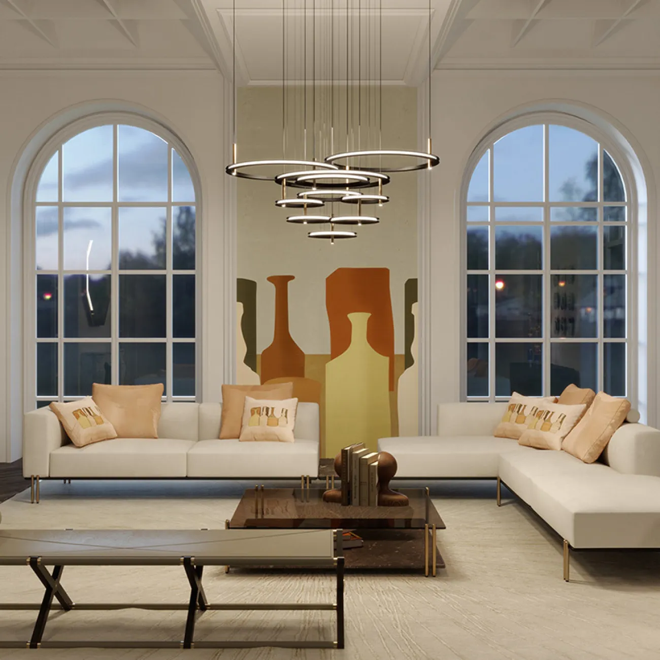 Подвесная люстра GEDEON D40+60+60+60+80+80+80 от ImperiumLoft Подвесная люстра GEDEON D40+60+60+60+80+80+80 от ImperiumLoft