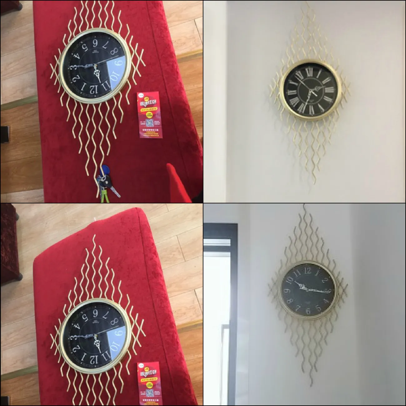 Дизайнерский настенный декор часы LaLume-KKK00370