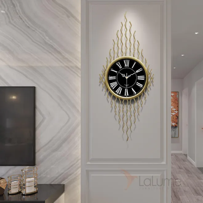 Дизайнерский настенный декор часы LaLume-KKK00370