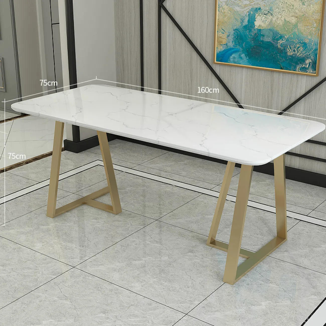 Дизайнерский обеденный стол - LaLume-AZ00401