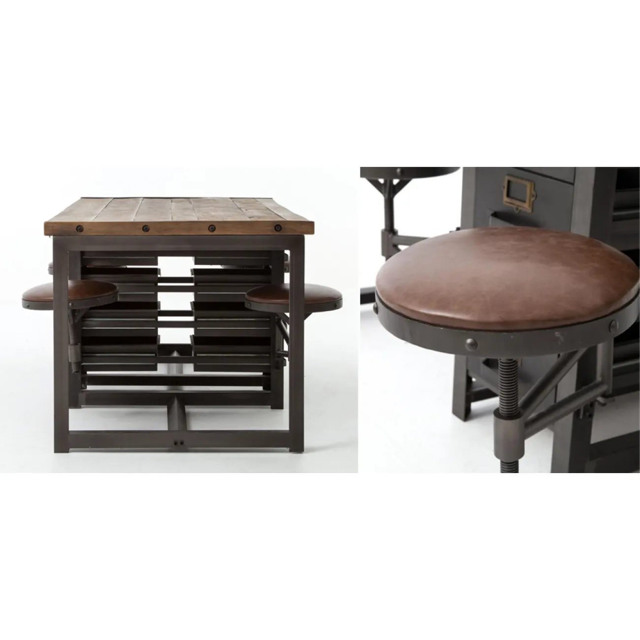 Большой рабочий стол Rupert Work Table Rustic от LaLume