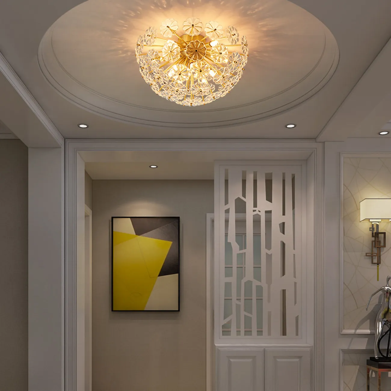 Потолочная люстра MOIRA C D32 от ImperiumLoft
