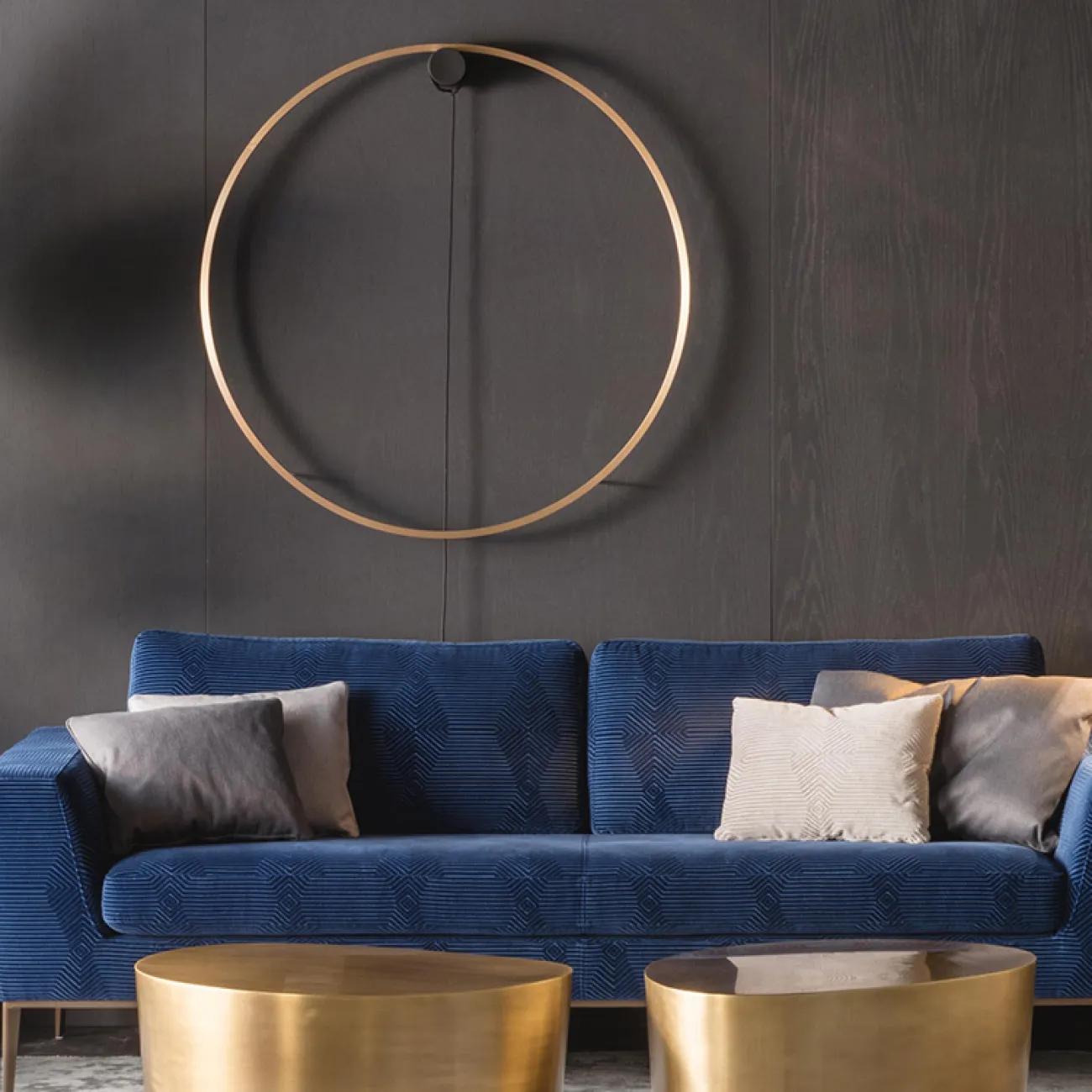 Настенный светильник WILD RING A D30 Brass от ImperiumLoft