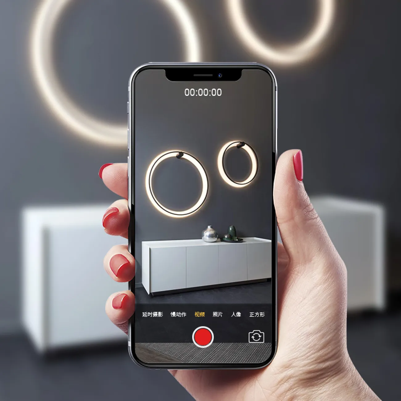 Настенный светильник WILD RING A D30 Brass от ImperiumLoft