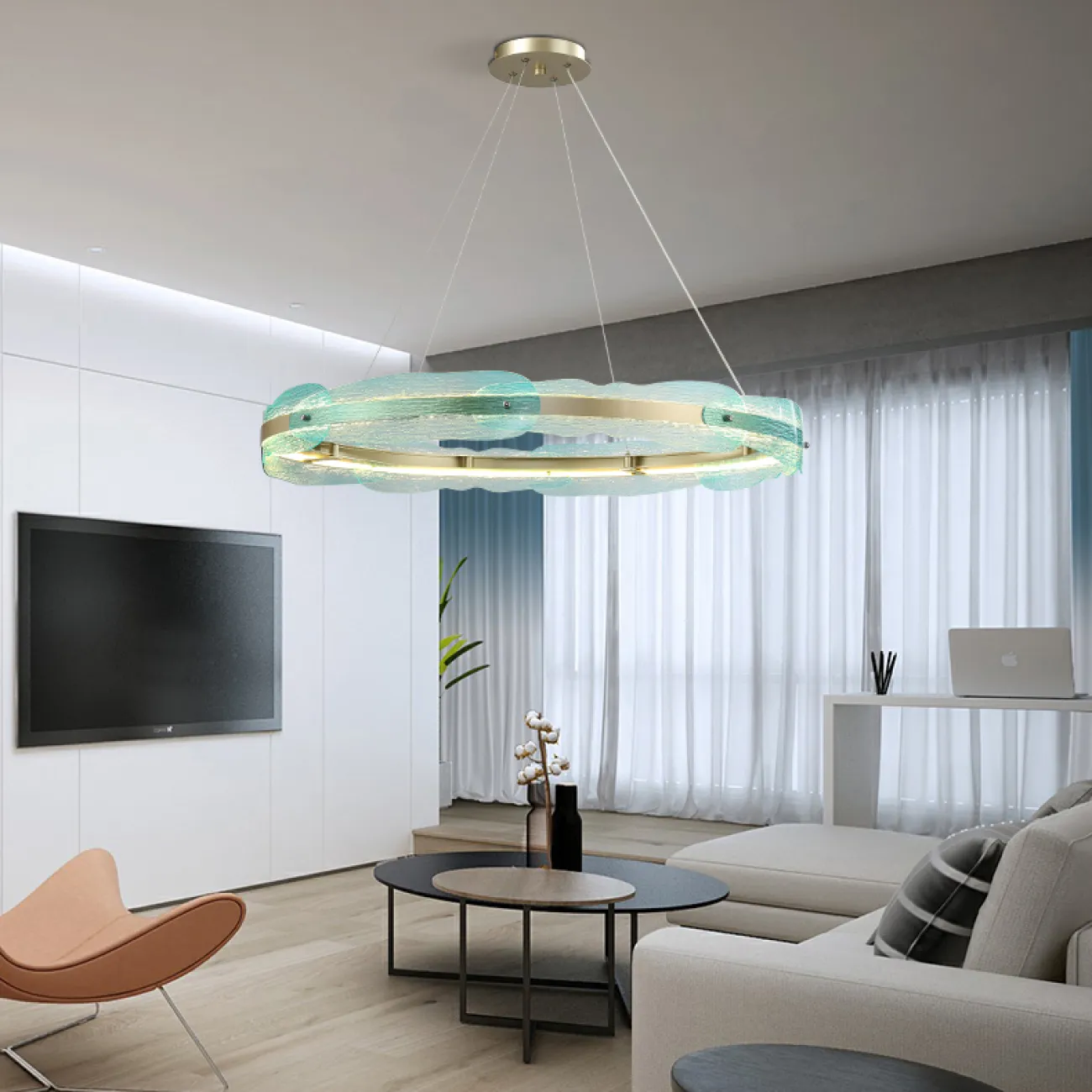 Люстра Portola Brayden Studio D65 Blue от ImperiumLoft