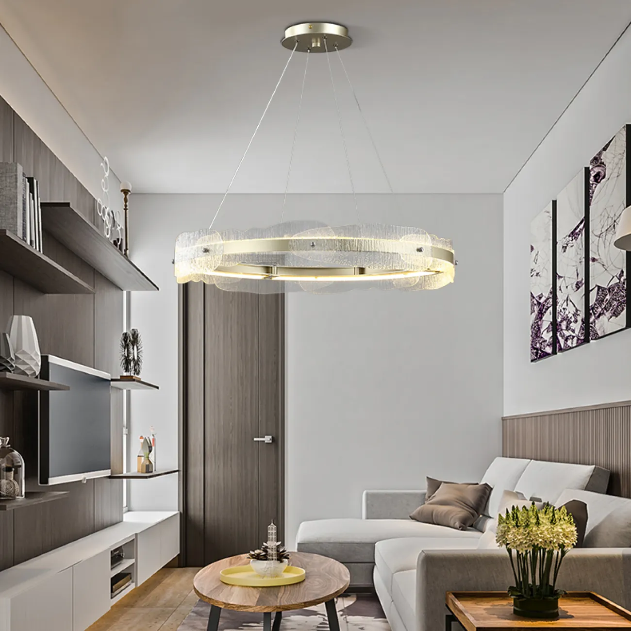 Люстра Portola Brayden Studio D86 Yellow от ImperiumLoft