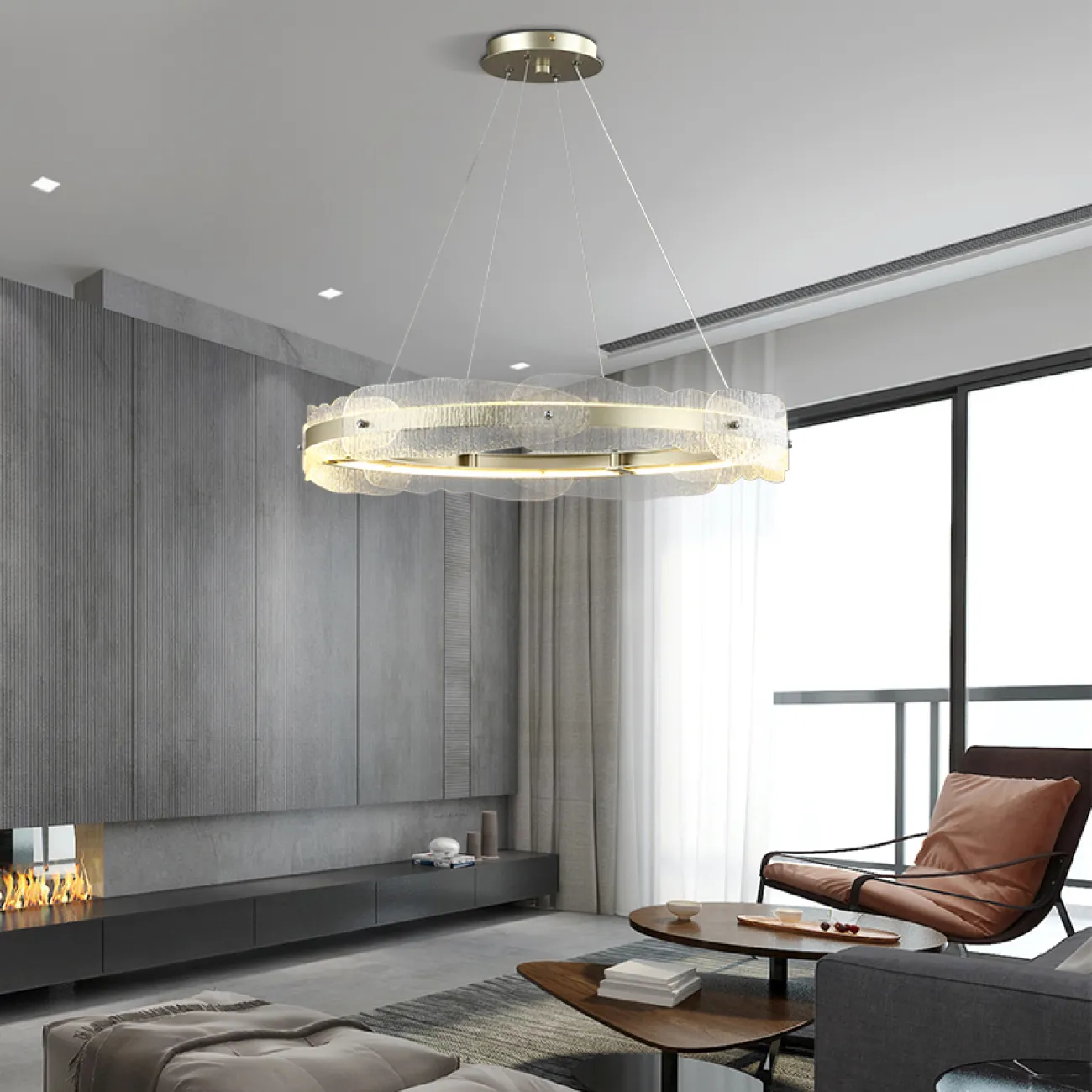 Люстра Portola Brayden Studio D65 Blue от ImperiumLoft