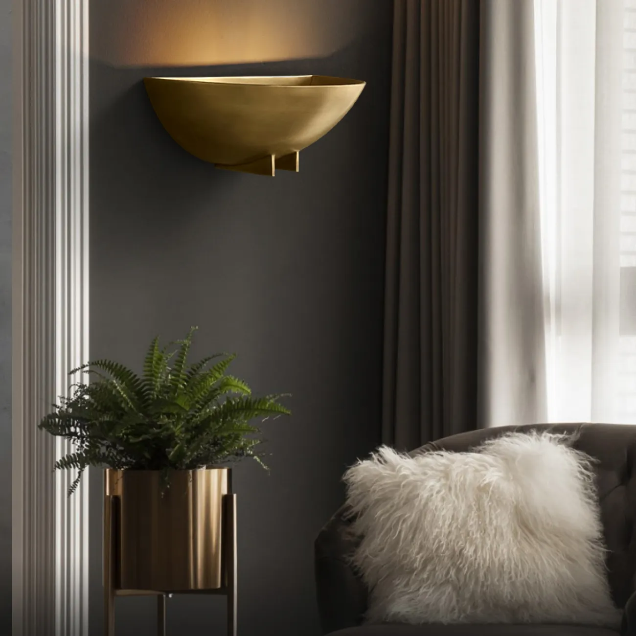 Настенный светильник MISA Black от ImperiumLoft