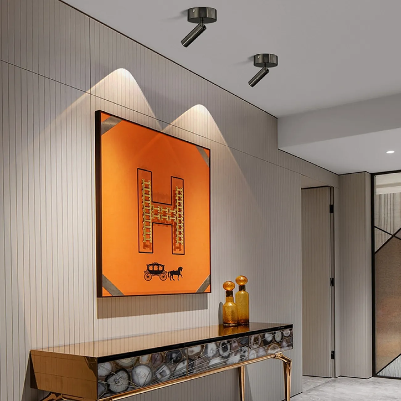 Точечный светодиодный светильник с цилиндрическим поворотным спотом на круглом креплении SIXTUS Точечный светодиодный светильник с цилиндрическим поворотным спотом на круглом креплении SIXTUS