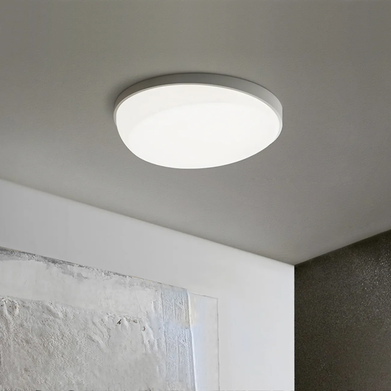 Потолочный светильник SLOPE D41 White от ImperiumLoft