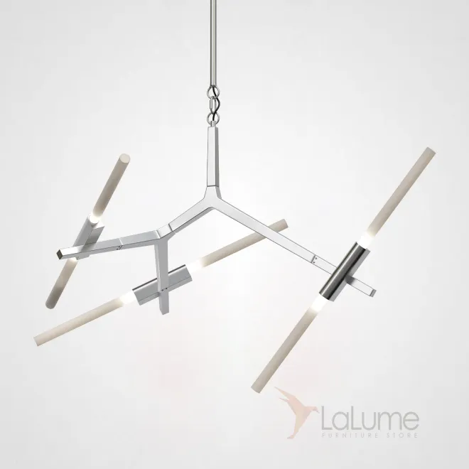 Люстра Агнес Chandelier Summer 6 Silver от ImperiumLoft