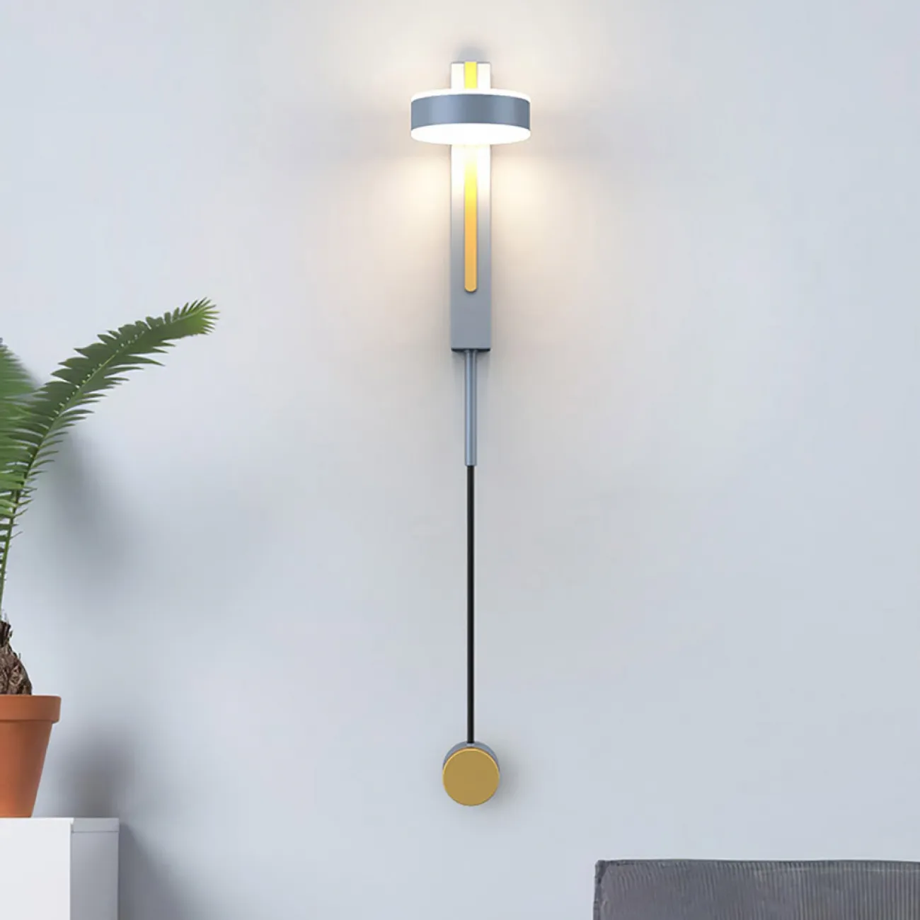 Настенный светильник DENZIL COLOR Grey от ImperiumLoft