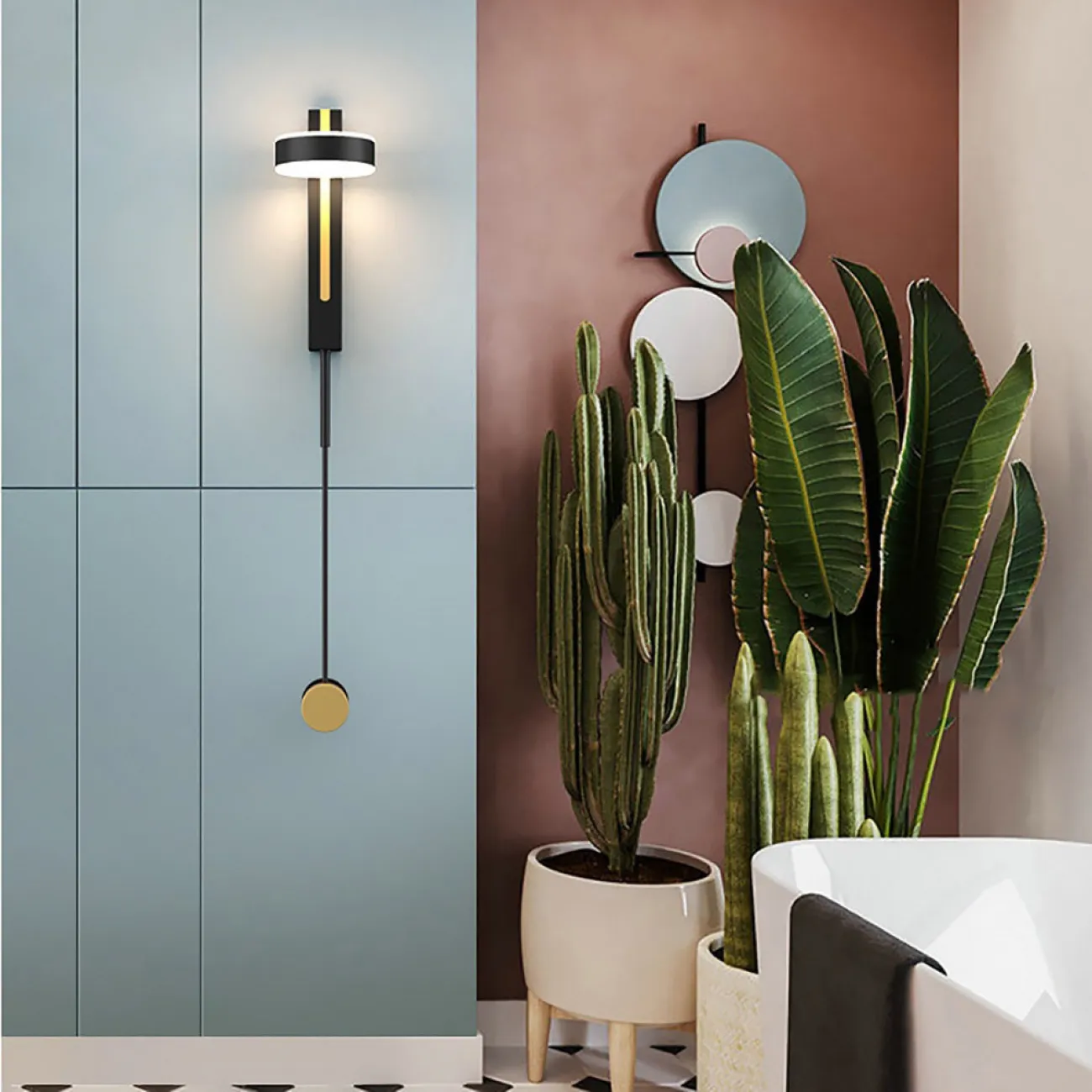 Настенный светильник DENZIL COLOR Grey от ImperiumLoft