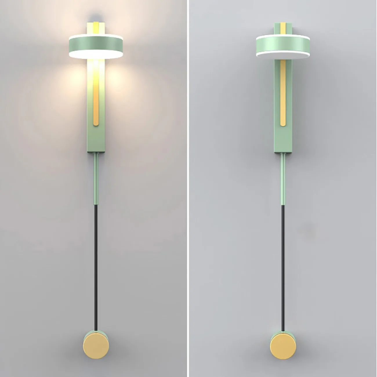 Настенный светильник DENZIL COLOR Black от ImperiumLoft Настенный светильник DENZIL COLOR Black от ImperiumLoft