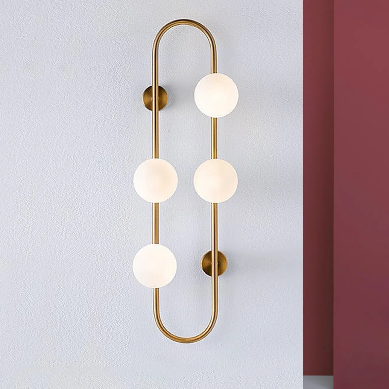 Настенное бра HOOP WALL H77 Gold от ImperiumLoft