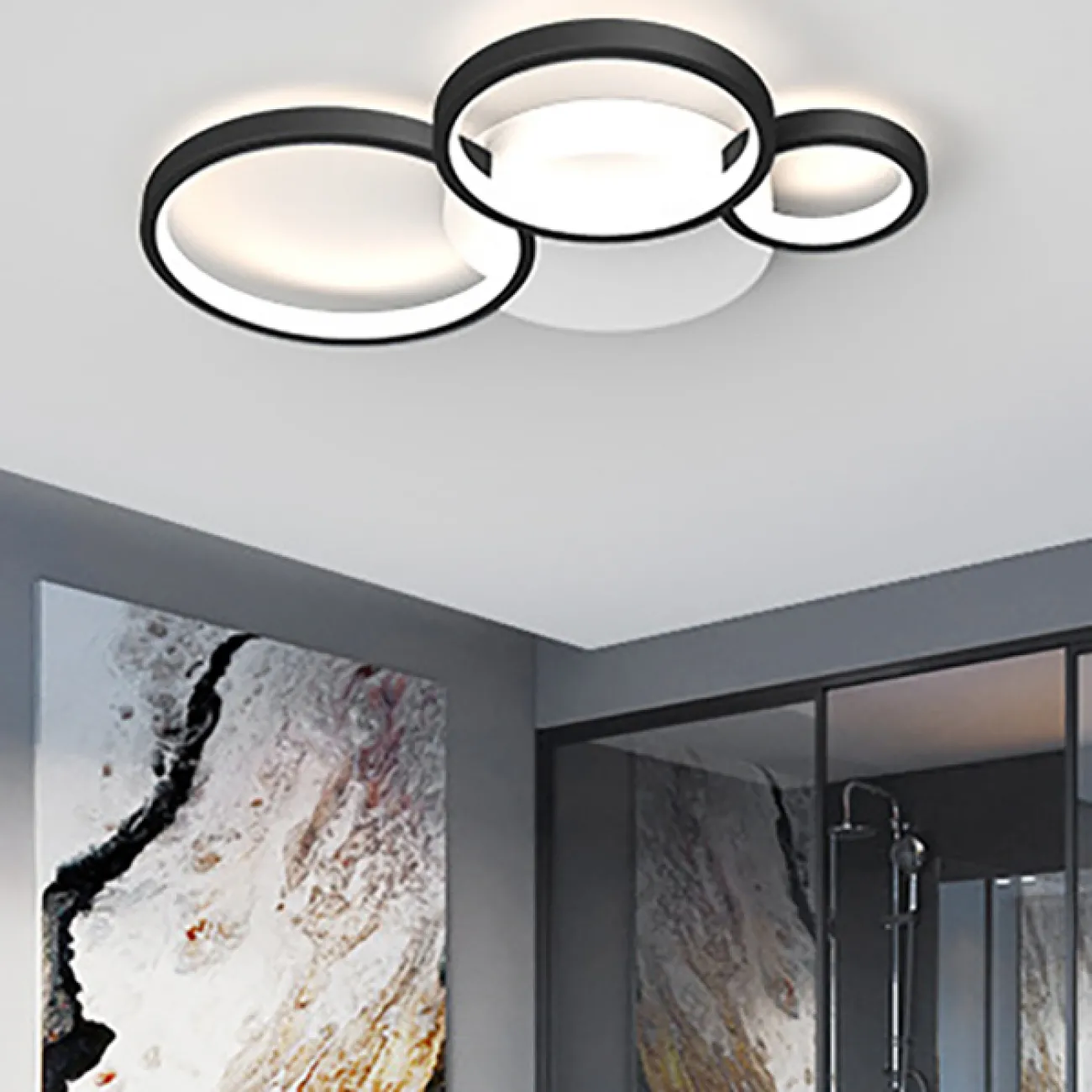 Потолочный светильник ALMA L75 Grey Gold от ImperiumLoft