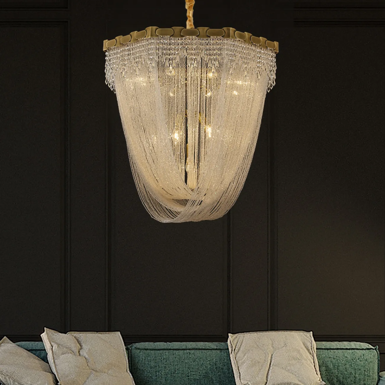 Подвесная люстра OLIVIA CH D44 от ImperiumLoft