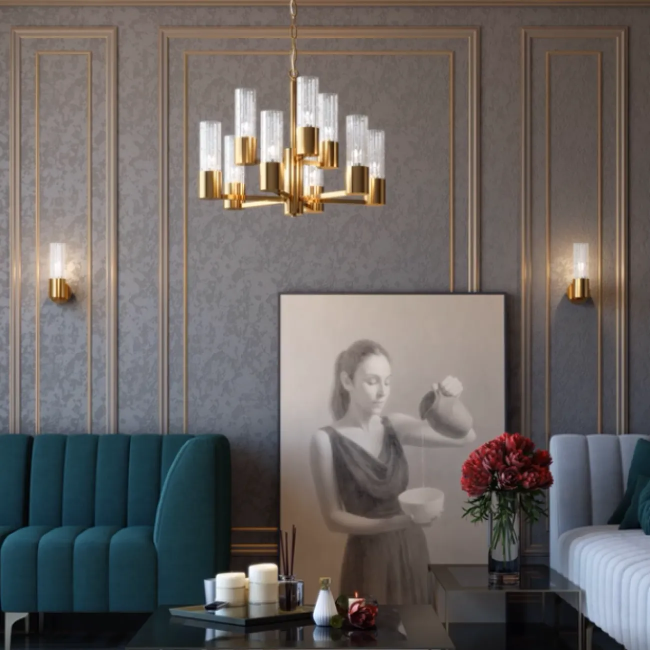 Подвесная люстра FAERDAG L9 от ImperiumLoft