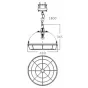 Светильник Loft Industrial Metal Cage Spiderweb от LaLume