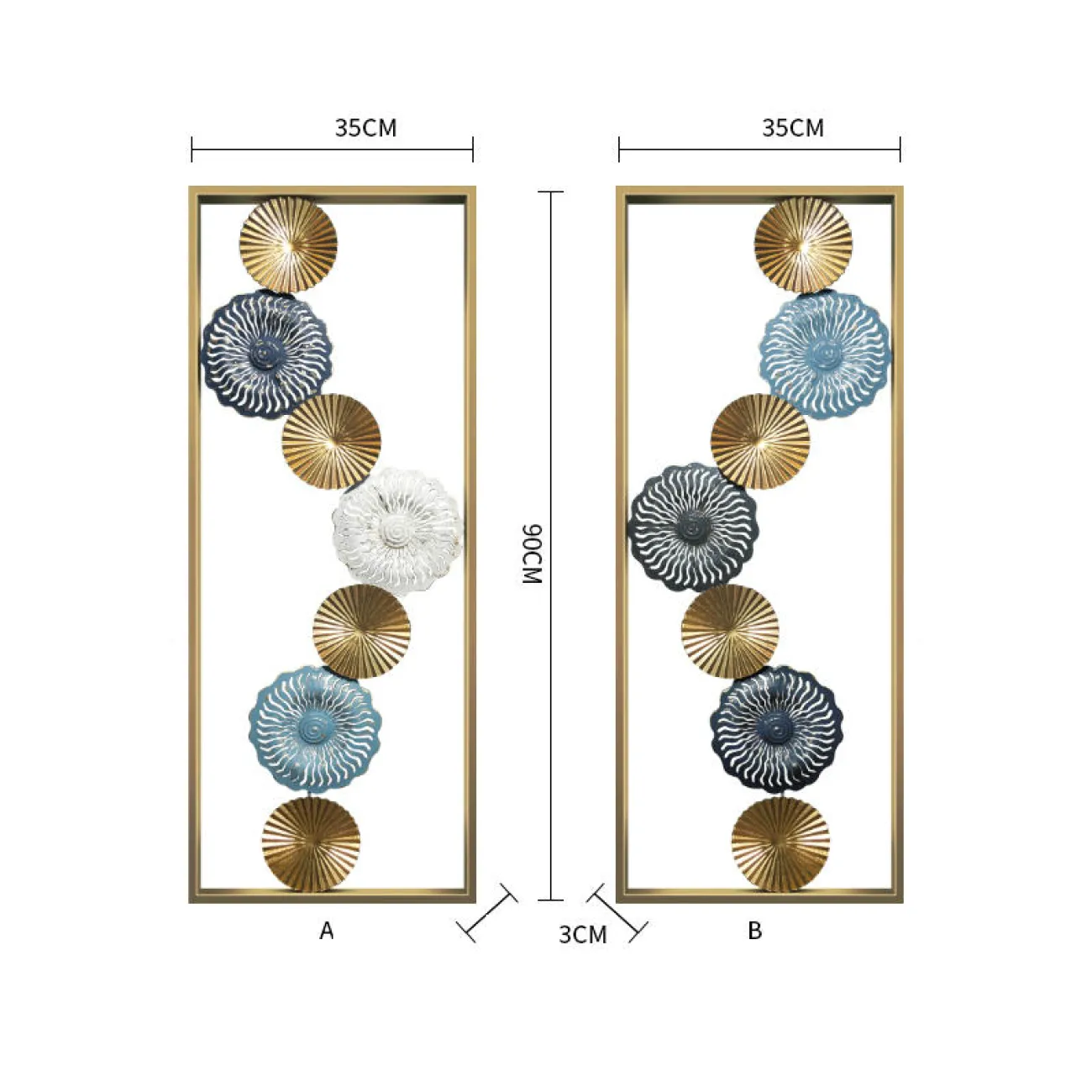 Дизайнерский настенный декор LaLume-KKK00364