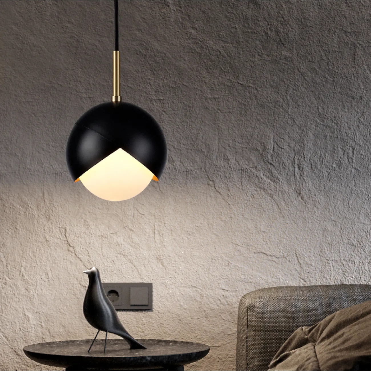 Подвесной светильник FLORIS B Black от ImperiumLoft