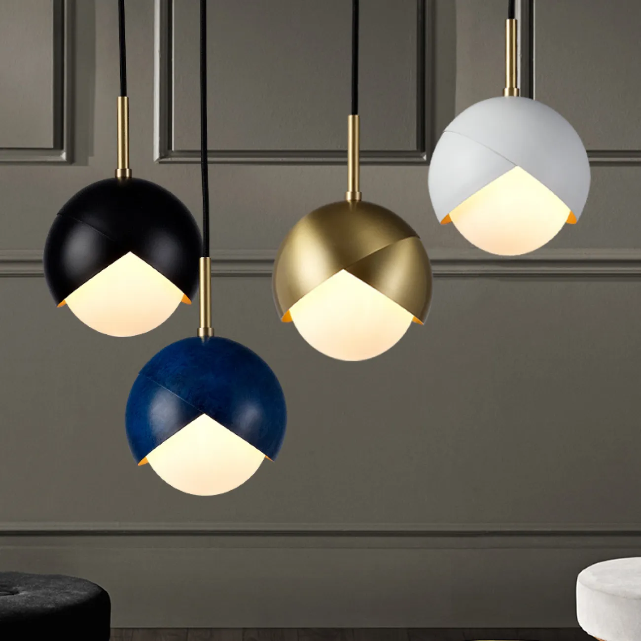 Подвесной светильник FLORIS B Black от ImperiumLoft