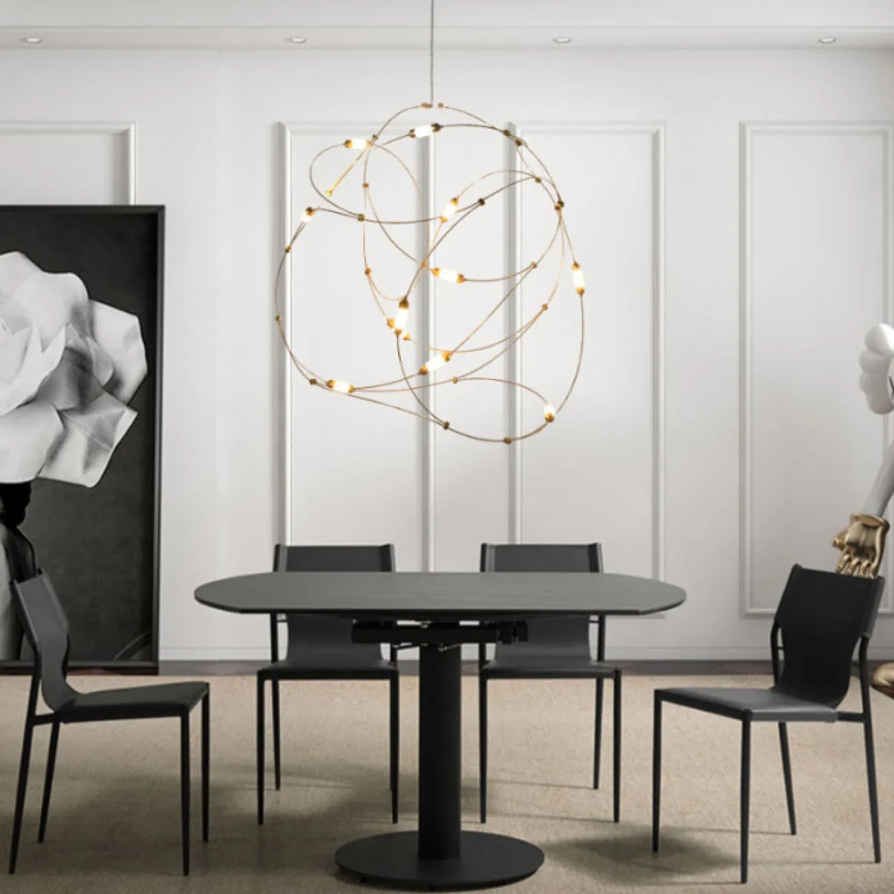 Подвесная люстра AVALANCHE D150 от ImperiumLoft