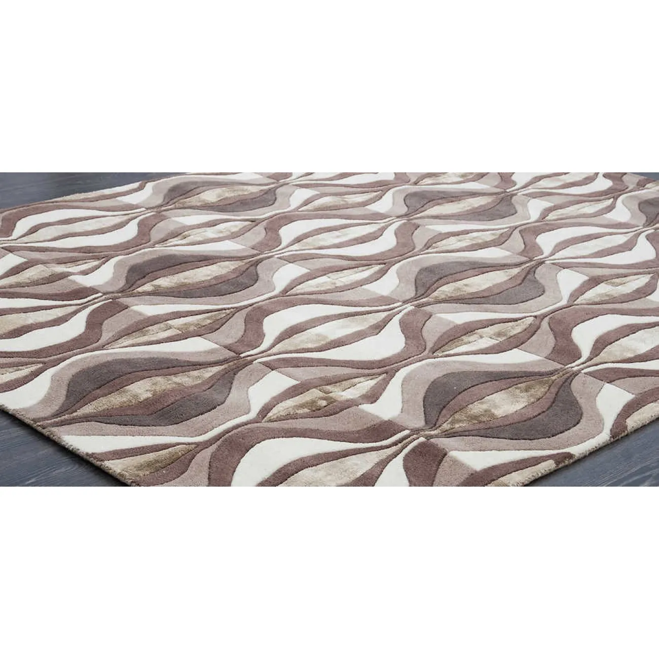 Ковёр шерстяной Ornament Coffee от LaLume