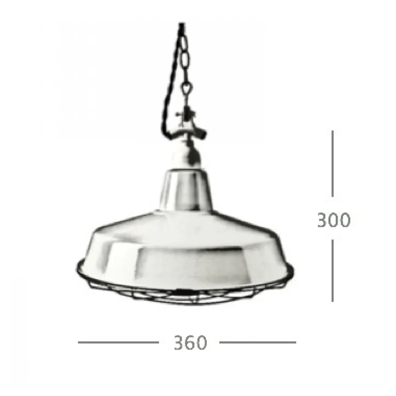 Люстра Metal Cage Cone Retro Color Light от LaLume