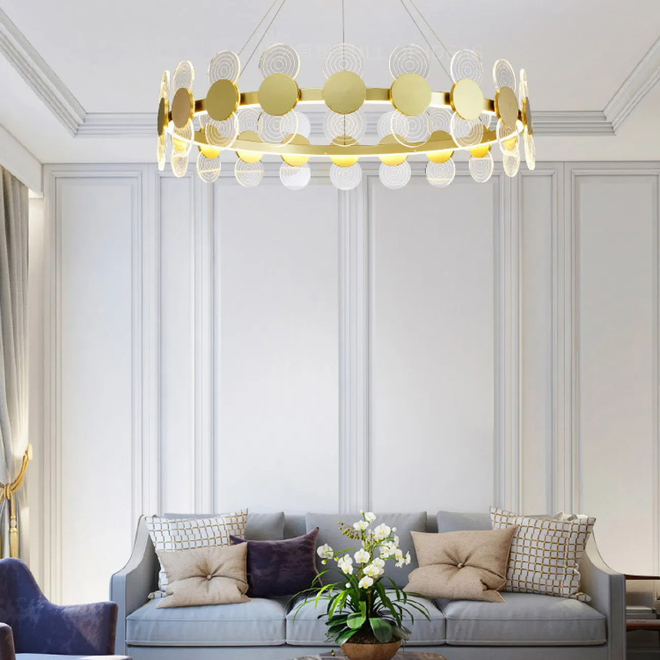 Подвесная люстра GEMMA D100 3000, 4000, 5000К от ImperiumLoft