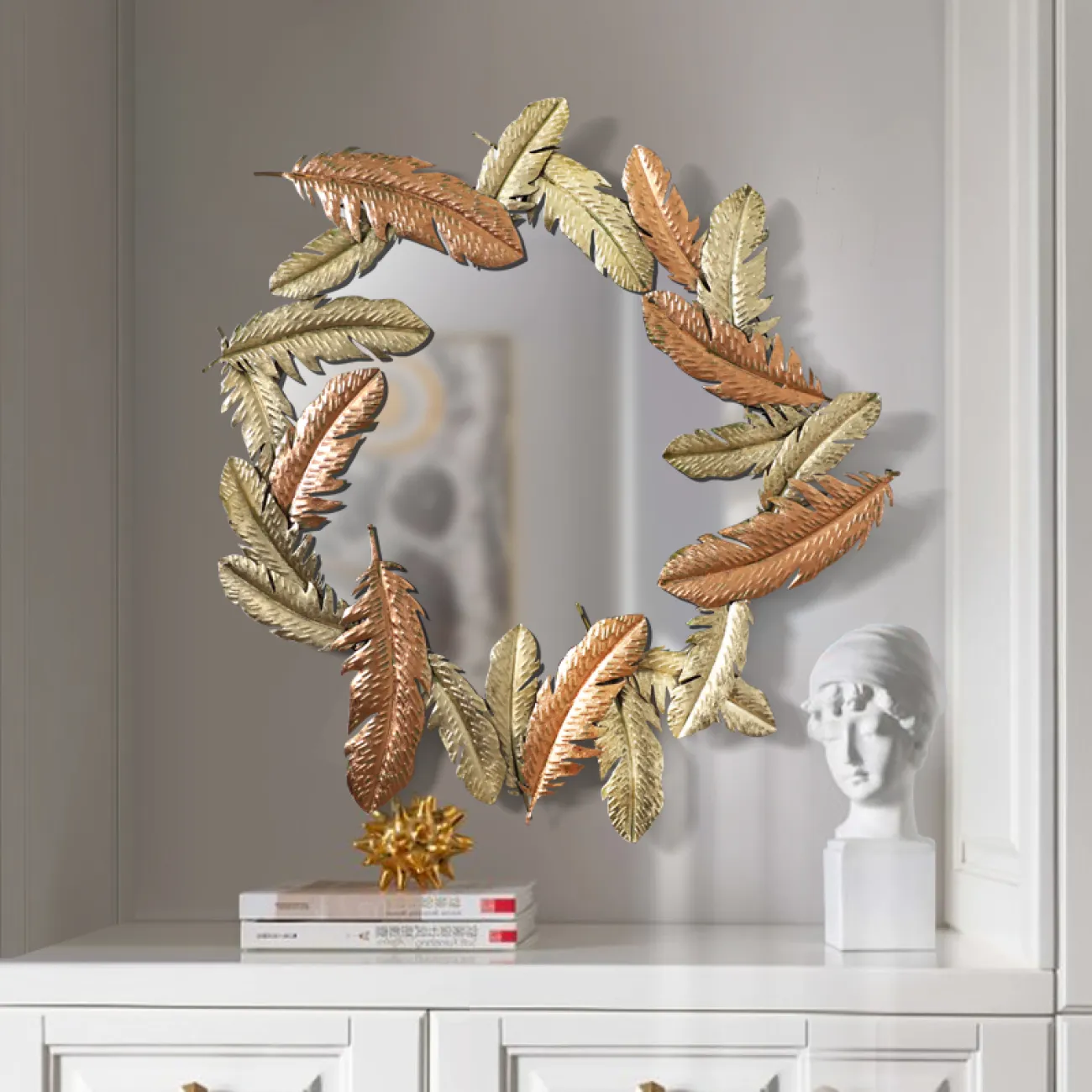 Зеркало перо LaLume-KKK00161 Зеркало перо LaLume-KKK00161