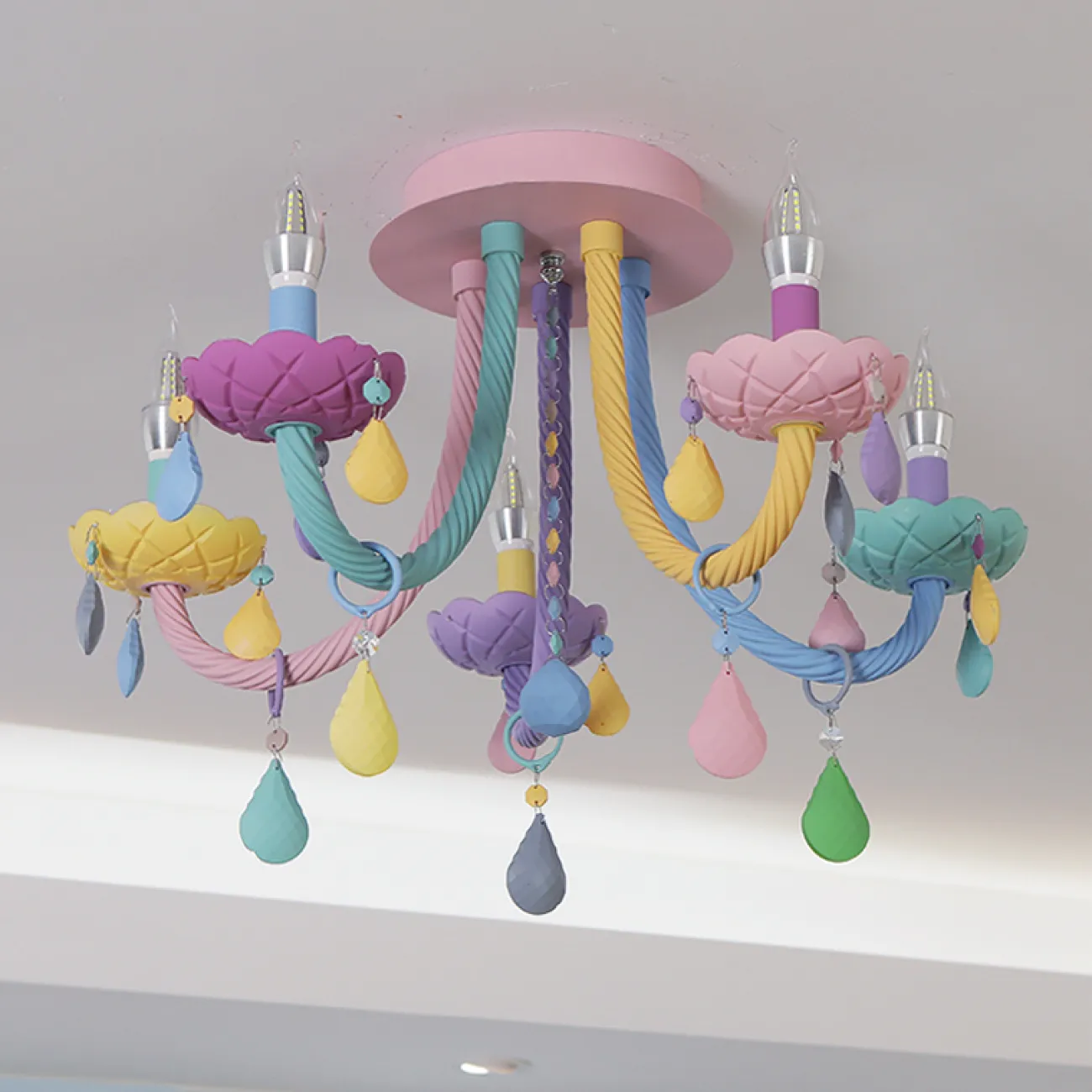 Потолочная люстра RAINBOW SHORT 5 lamps от ImperiumLoft
