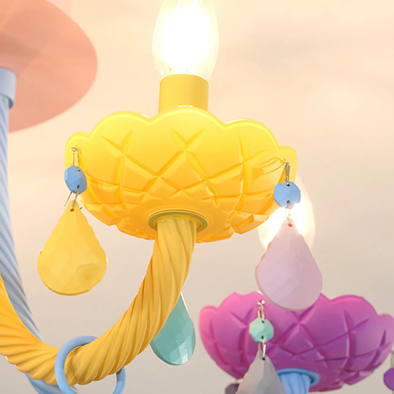 Потолочная люстра RAINBOW SHORT 5 lamps от ImperiumLoft