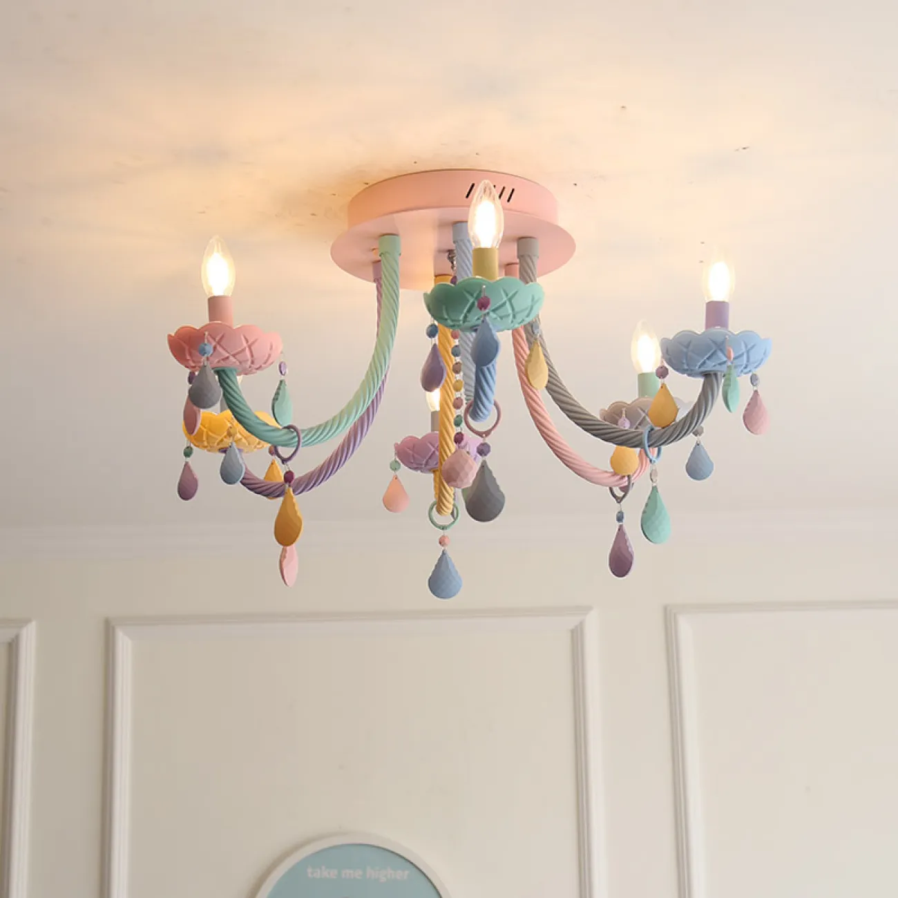 Потолочная люстра RAINBOW SHORT 5 lamps от ImperiumLoft