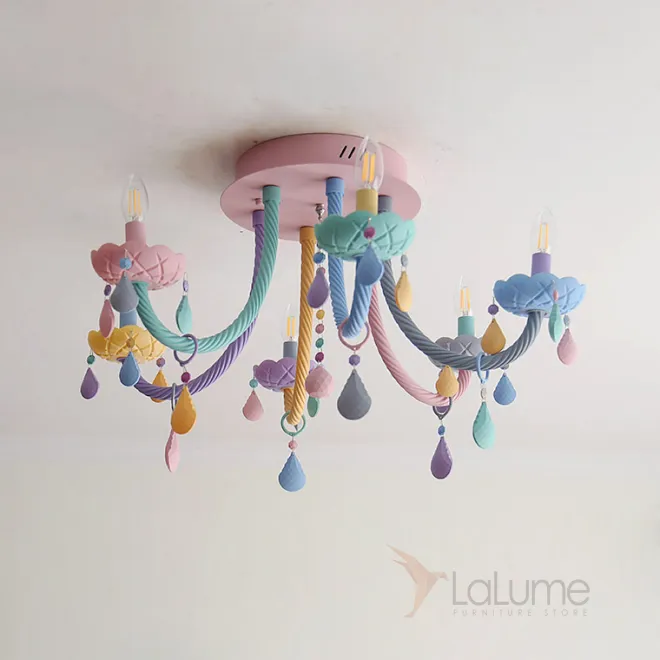 Потолочная люстра RAINBOW SHORT 6 lamps от ImperiumLoft