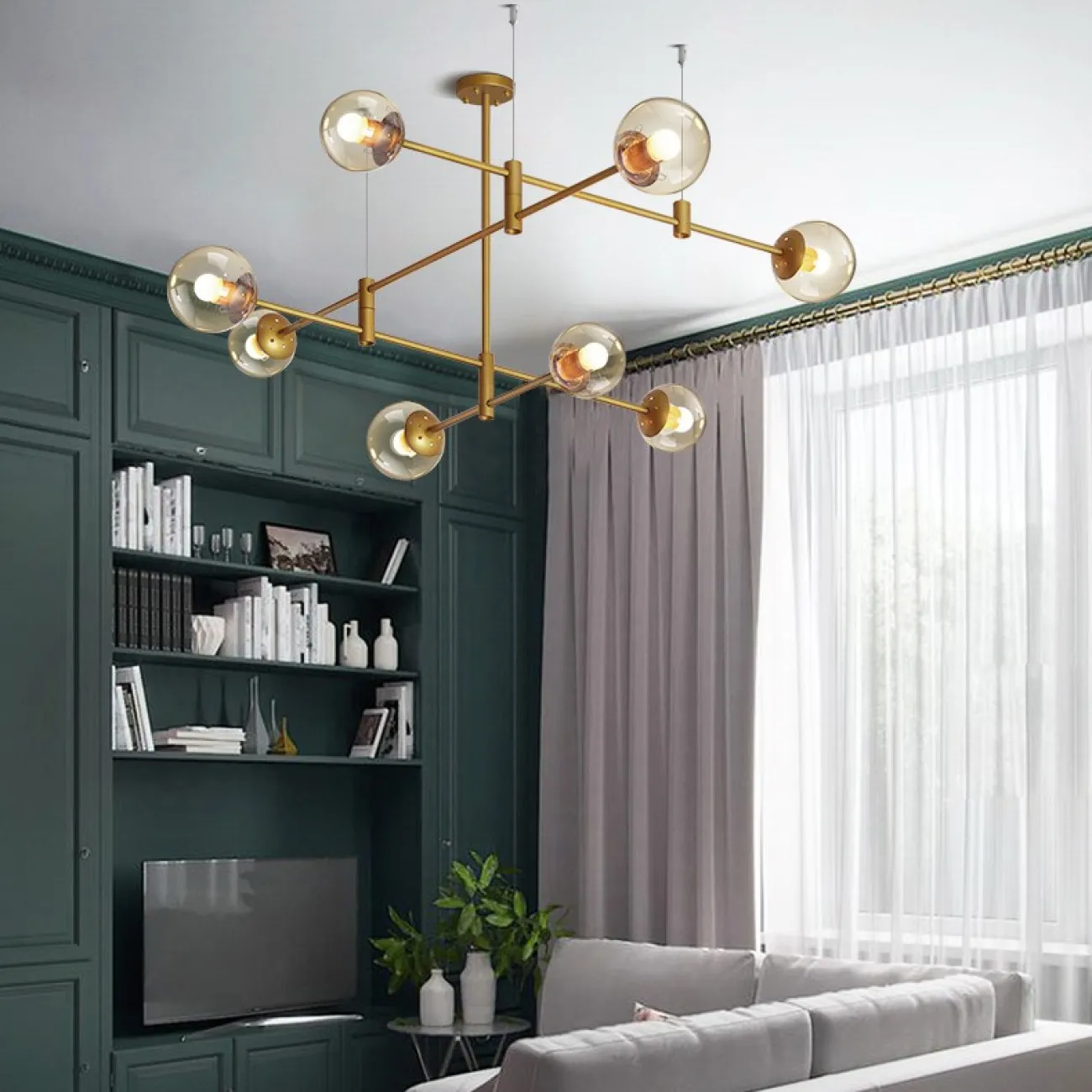 Подвесная люстра GAP золото от ImperiumLoft Подвесная люстра GAP золото от ImperiumLoft