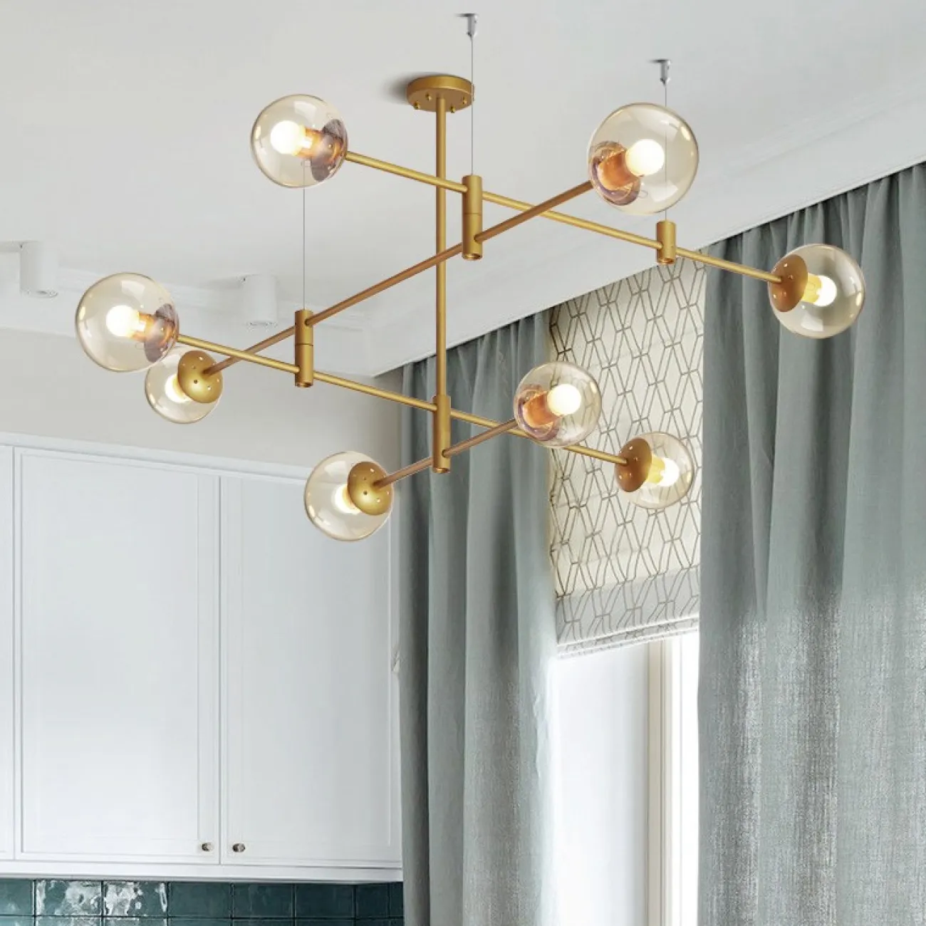 Подвесная люстра GAP золото от ImperiumLoft Подвесная люстра GAP золото от ImperiumLoft