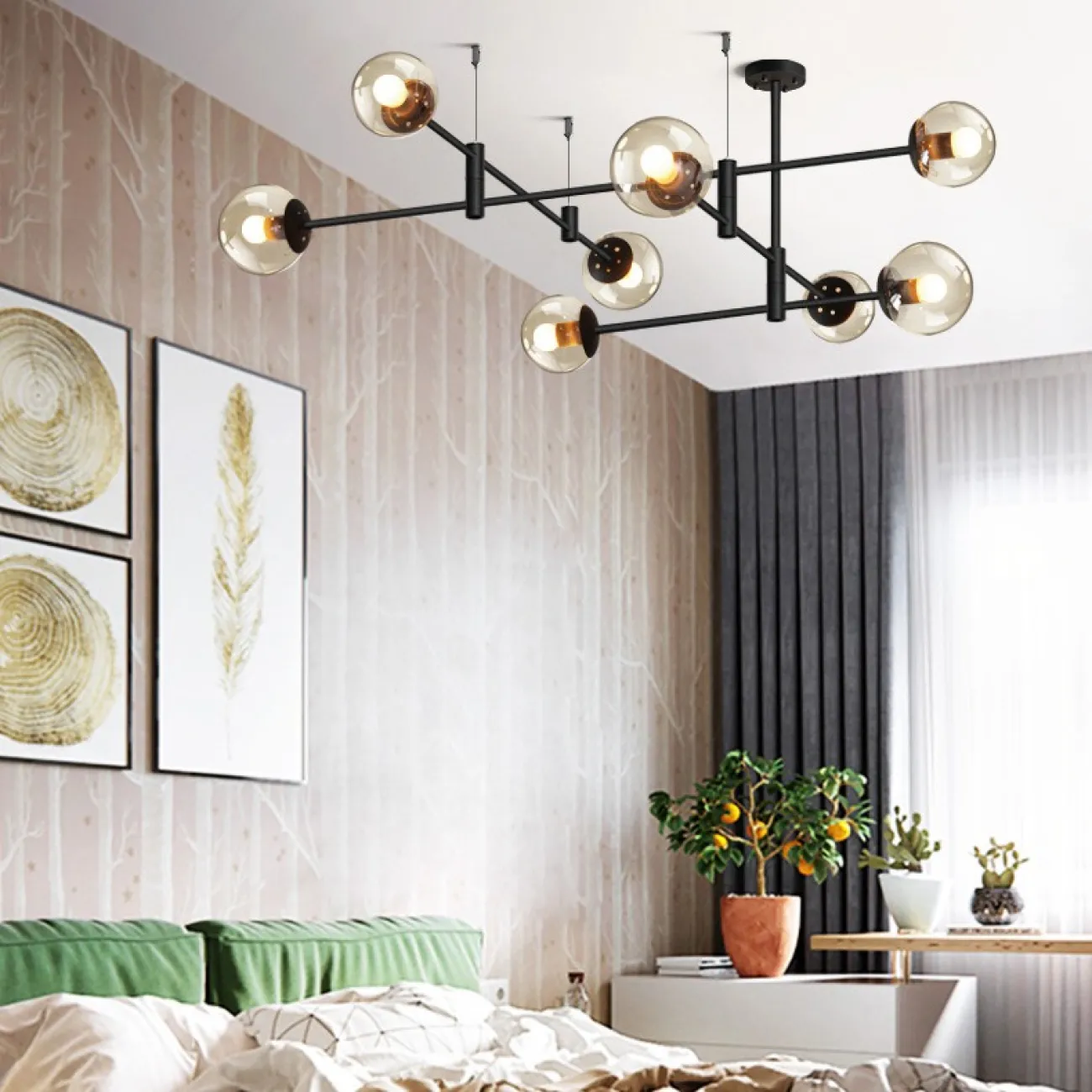 Подвесная люстра GAP черный от ImperiumLoft Подвесная люстра GAP черный от ImperiumLoft